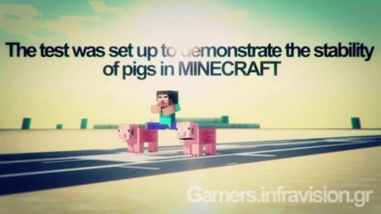 The Epic Split , Steve Van Damme MINECRAFT Volvo commercial