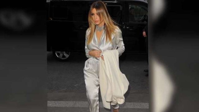 Kim K Bares Curves At Paris Fashion Week