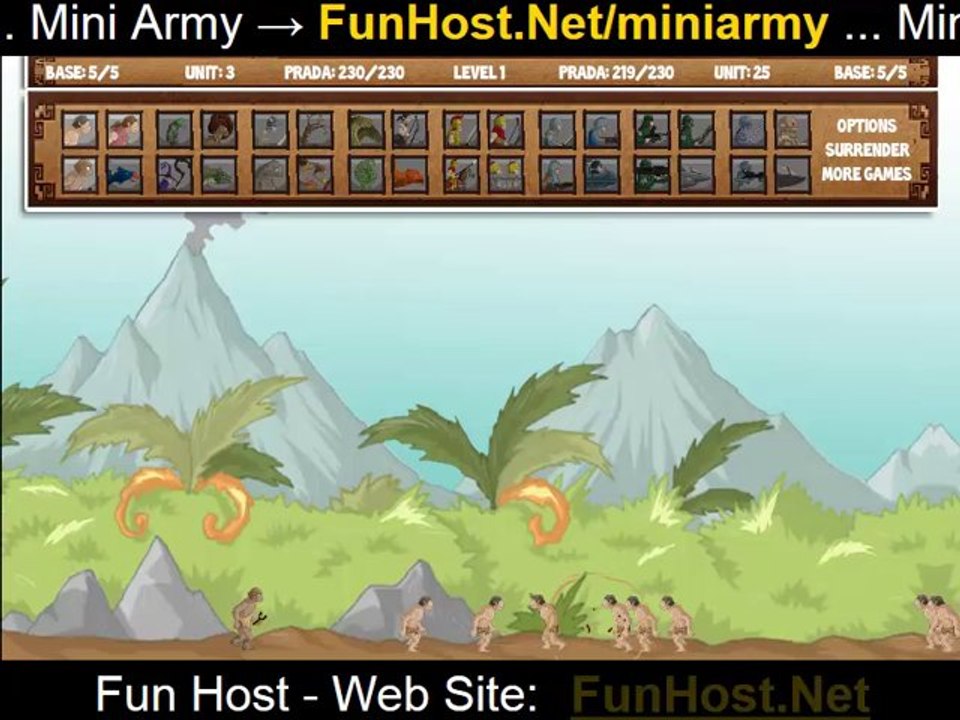 Jouer à armée de Mini - Jeu vidéo gratuit