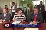 Susana Villarán anunció que este jueves se iniciará enmallado de la Costa Verde
