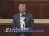 Rep. Earl Blumenauer, We Will Tax, Regulate Marijuana. Less Harmful Than Alcohol, Tobacco