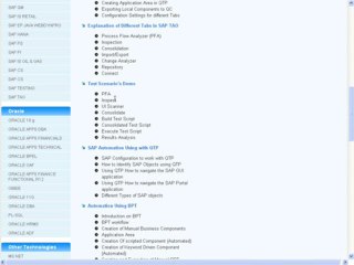 SAP TAO Online Training and Placement Support
