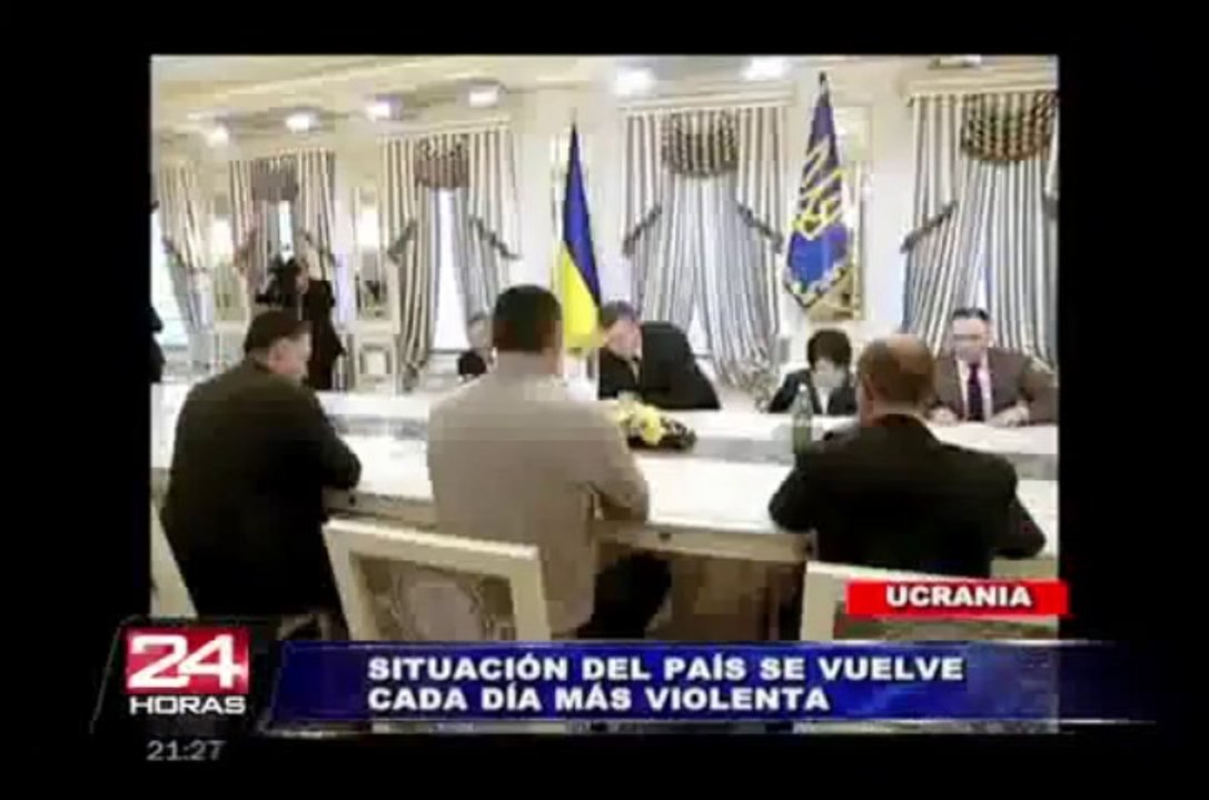 Ucrania: cinco manifestantes murieron y otros 300 quedaron heridos