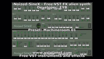 Noized SineX - Free VST FX alien synth - vstplanet.com