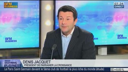 "Les entrepreneurs sont un matériel à mettre la pression sur la société", Denis Jacquet, dans GMB - 23/01