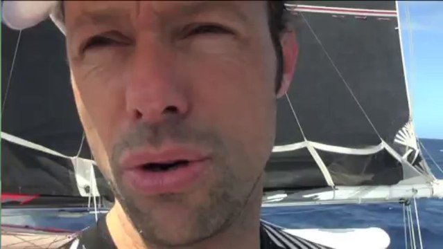 Sodebo - Tour du Monde 2014 : Vidéo du bord - Jour 5 - Glisse sous les Alizés