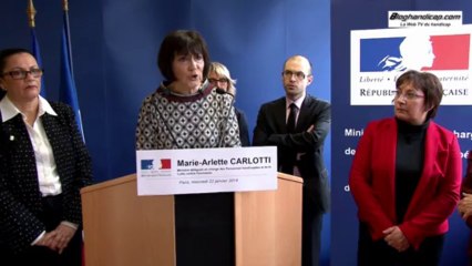 EXCLUSIF : Prise de parole de Marie-Arlette Carlotti - Point sur le handicap et la maltraitance - www.bloghandicap.com - La Web TV du Handicap