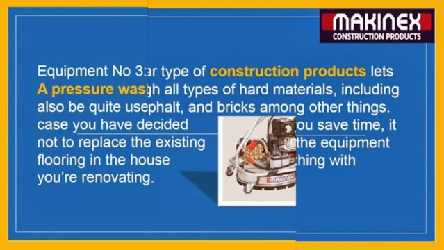 Construction Products: Make Your Home Renovations Easy