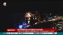 Otobüs Şarampole Yuvarlandı