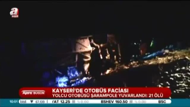 Otobüs Şarampole Yuvarlandı