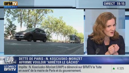 Nathalie Kosciusko-Morizet invitée de Ruth Elkrief sur BFMTV, le 22/01/2014