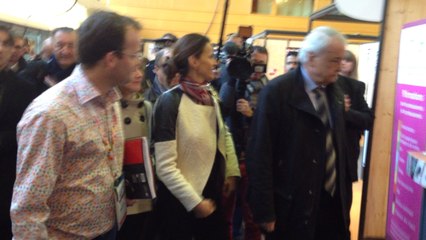 Arrivée de la ministre de la culture aux Bis