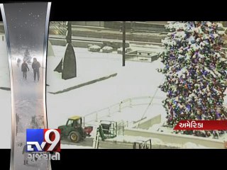 USA coast hit with heavy snow and bitter cold - Tv9 Gujarati