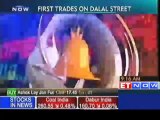 First trades on Dalal St Sensex, Nifty open in red