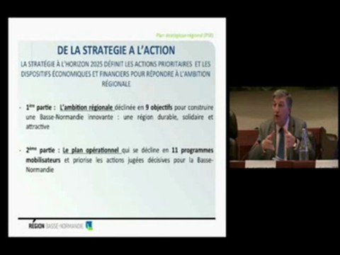 Jean-Karl Deschamps - Présentation du Plan Stratégique Régional