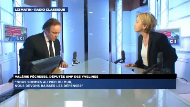 Valérie Pécresse, invitée de Guillaume Durand avec LCI