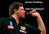 Great Darts Finishes- James Wade 150 Checkout (a twist)