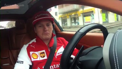 Autosital - Kimi Raïkkonen et la Ferrari FF