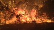 Firefighters Drive Through Massive Victoria Blaze