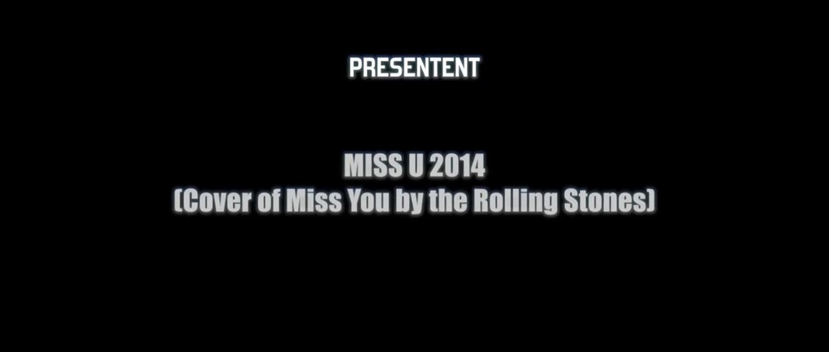 DésLissesDeProd #DLDP# PRESENTENT YAN (Cover of Miss You by the Rolling Stones)