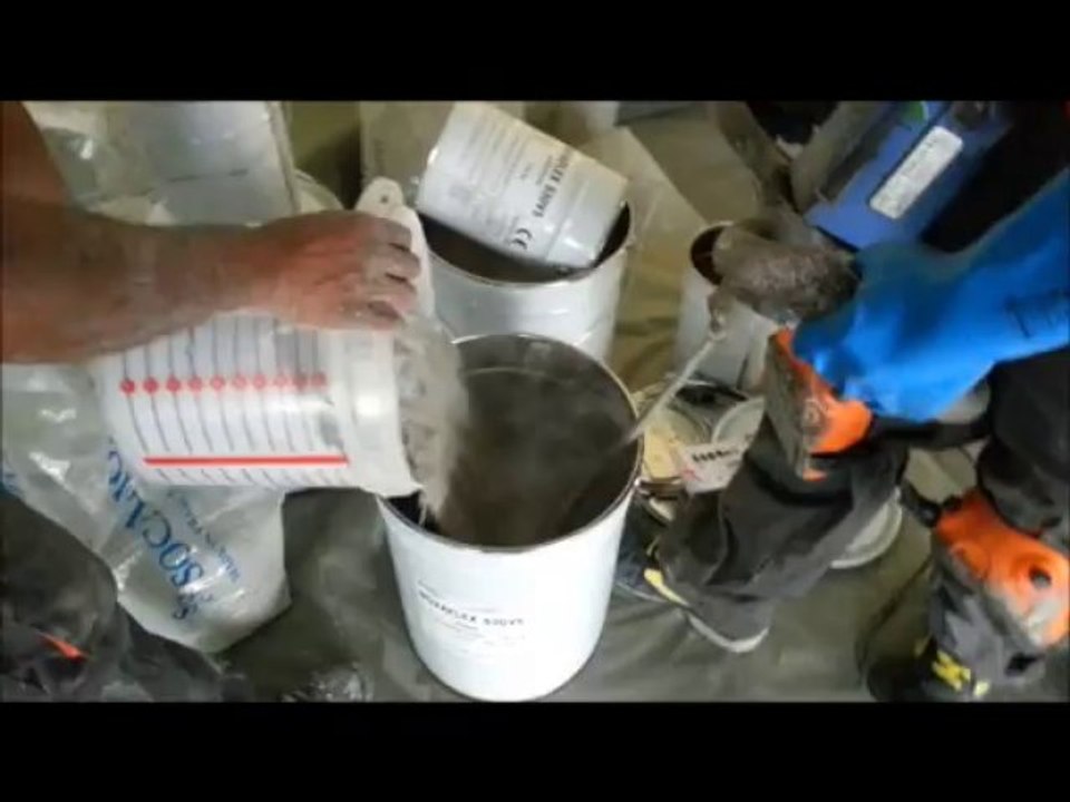 BANGUI - Sols coulés caoutchouc