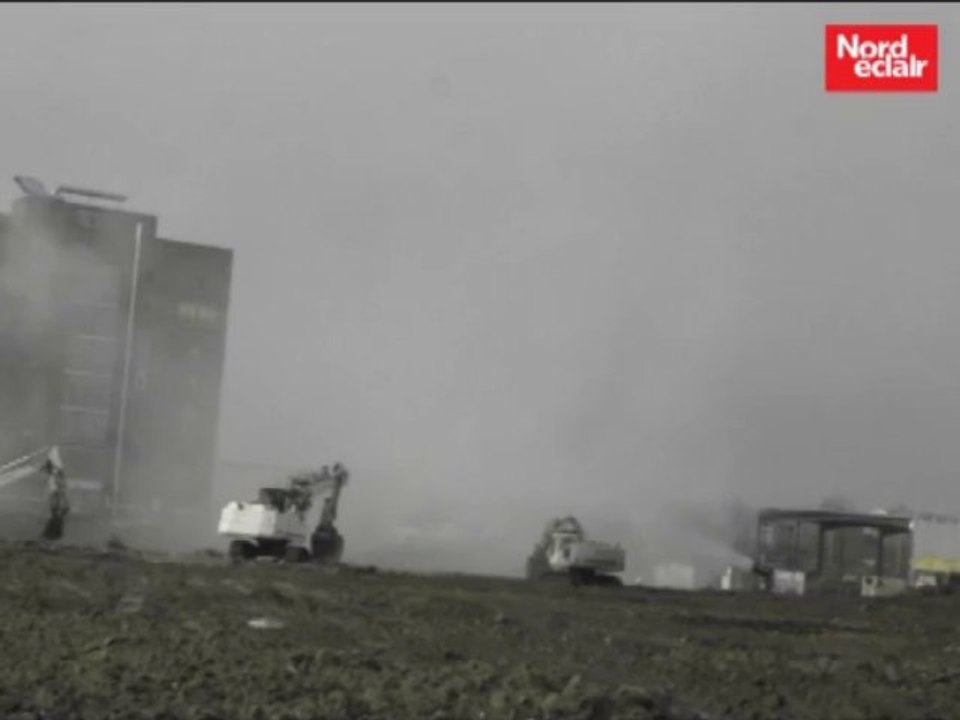 Roubaix/Wattrelos: le château d’eau de la Lainière détruit ce jeudi matin