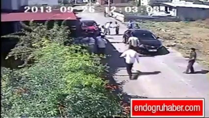 İşte kaz cinayetinin şok görüntüleri!.. 3 ölü!..