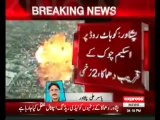Five people were killed and five others sustained injures in a blast near Kohat Road, Peshawar