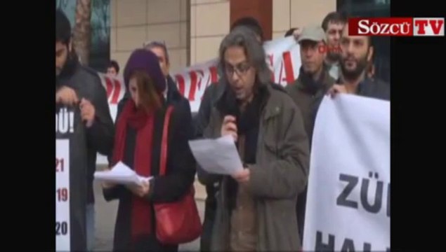 Fatih belediyesi önünde protesto