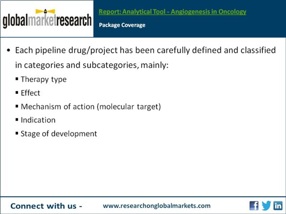 Analytical Tool - Angiogenesis in Oncology