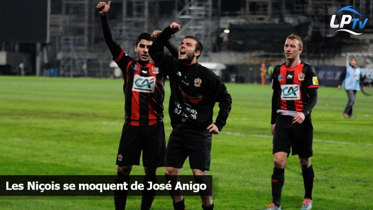 Les Niçois se moquent de José Anigo