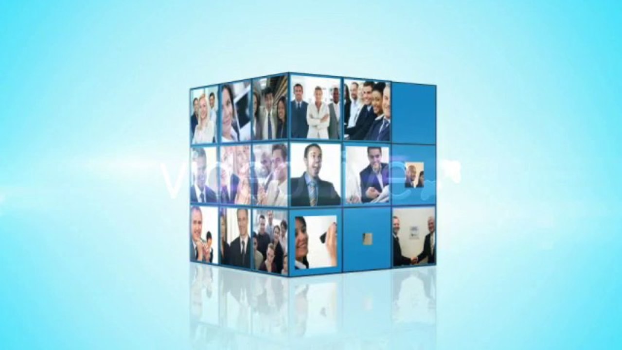 Corporate Cube - Multi Image logo Display