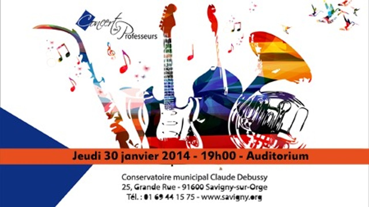 Concert des professeurs du conservatoire de Savigny-sur-Orge