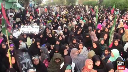 Protesters demand for immediate action in Quetta