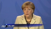 Merkel critique Kiev mais rejette l'idée de sanctions