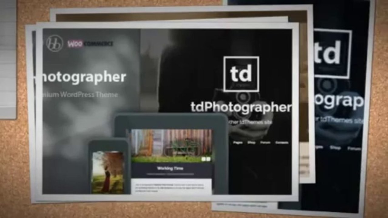 tdPhotographer WordPress Theme Download