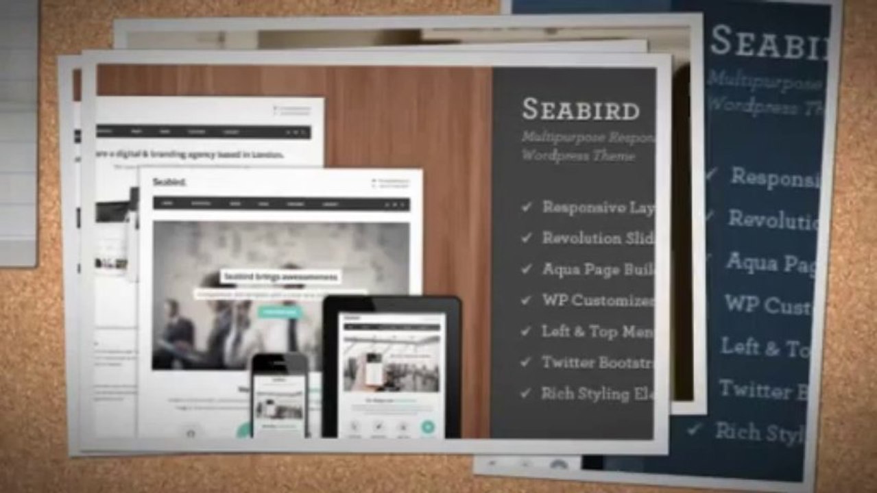 Seabird Multipurpose Responsive WordPress Theme Download