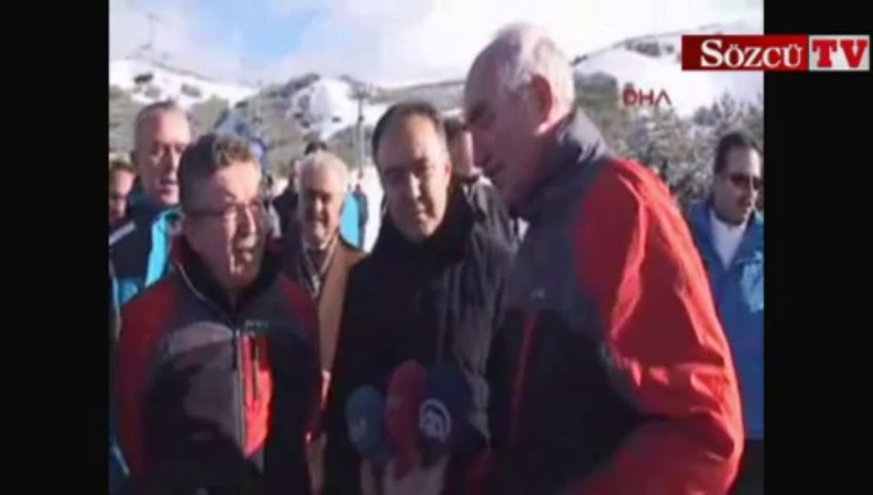 Büyükelçiler Palandöken'de kar raftingi yaptı