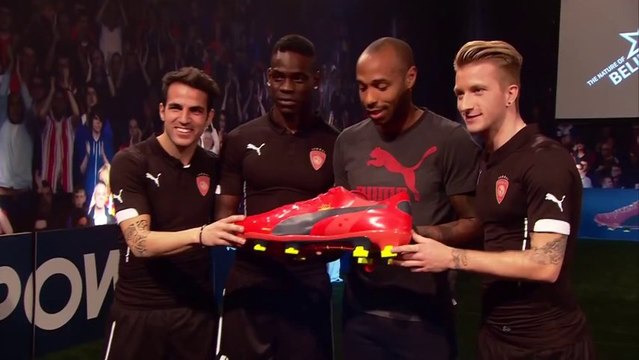 Henry, Fabregas, Reus et Balotelli pour le lancement de la PUMA evoPOWER