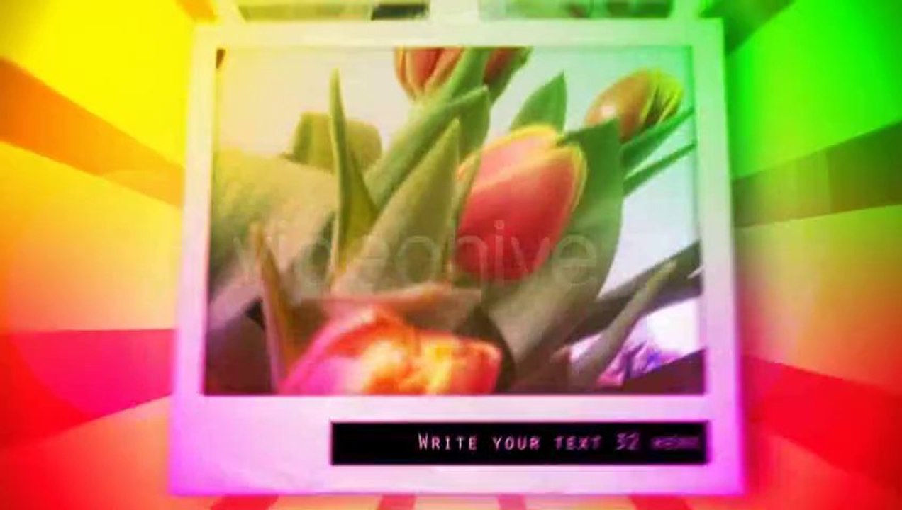 Polaroid Carousel Slideshow for Pictures and Video