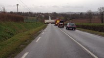 Un poids lourd en portefeuille près de Vire