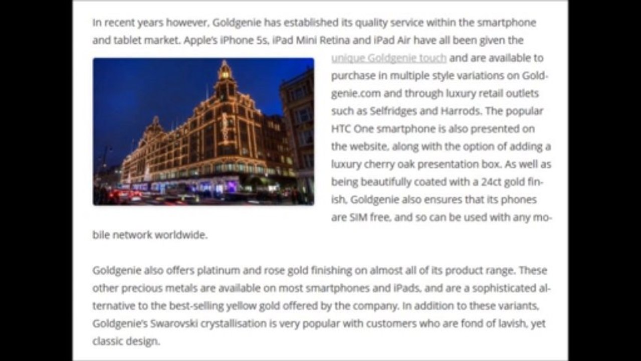 Goldgenie - Gold plating