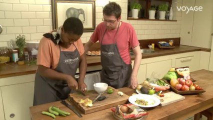 Georgiana chez vous : Dublin, Préparation d'un repas