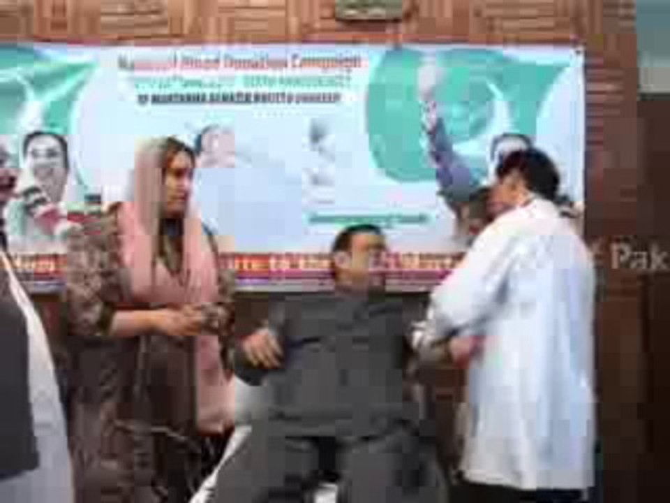 President Asif Ali Zardari along with Bakhtawar Bhutto Zardari