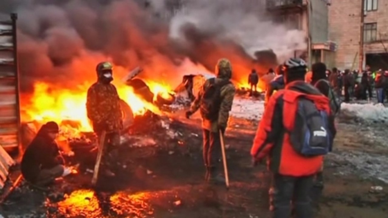 EU and Russia express concern over Kiev violence