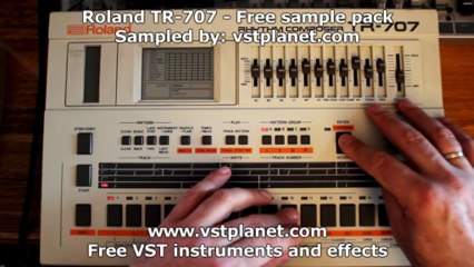 Roland TR-707 Rhythm Composer - Free sample pack - vstplanet.com