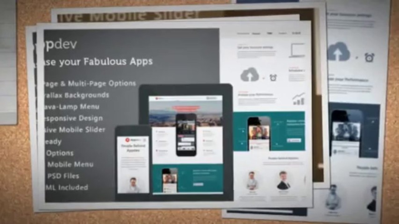 Appdev Mobile App Showcase WordPress Theme Download