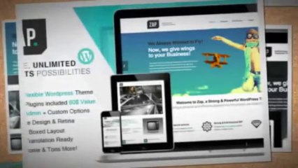 ZAP Responsive MultiPurpose Wordpress Theme Download