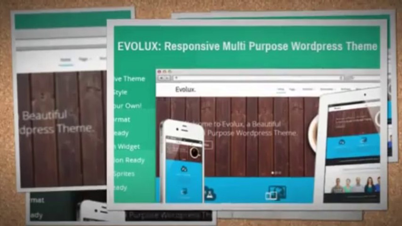 Evolux Responsive MultiPurpose Wordpress Theme Download