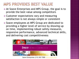 Tony Soave Receives Outstanding Customer Satisfaction Ratings